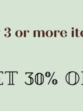 Bundle And Save! Any Three Items For 30% Off The Total